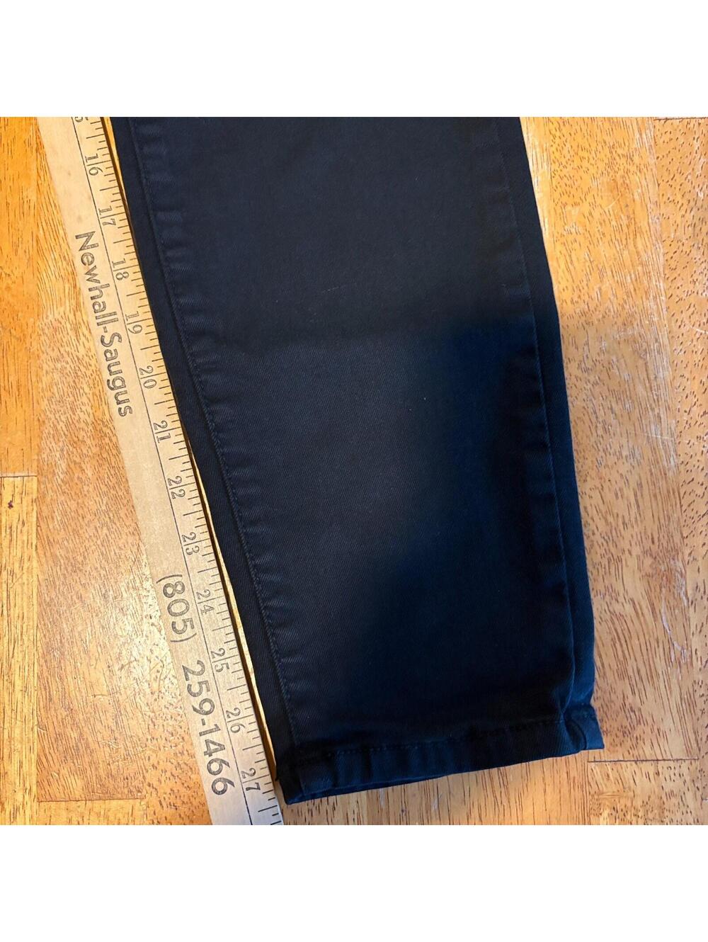 Black Skinny Stretch Jeans Minimalist Slim Fit Buffalo 8/29 Fits Like 31X28 - Picture 2 of 8